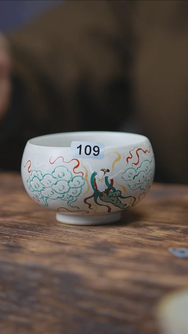 【闪购商品】109手绘系列飞天神女杯