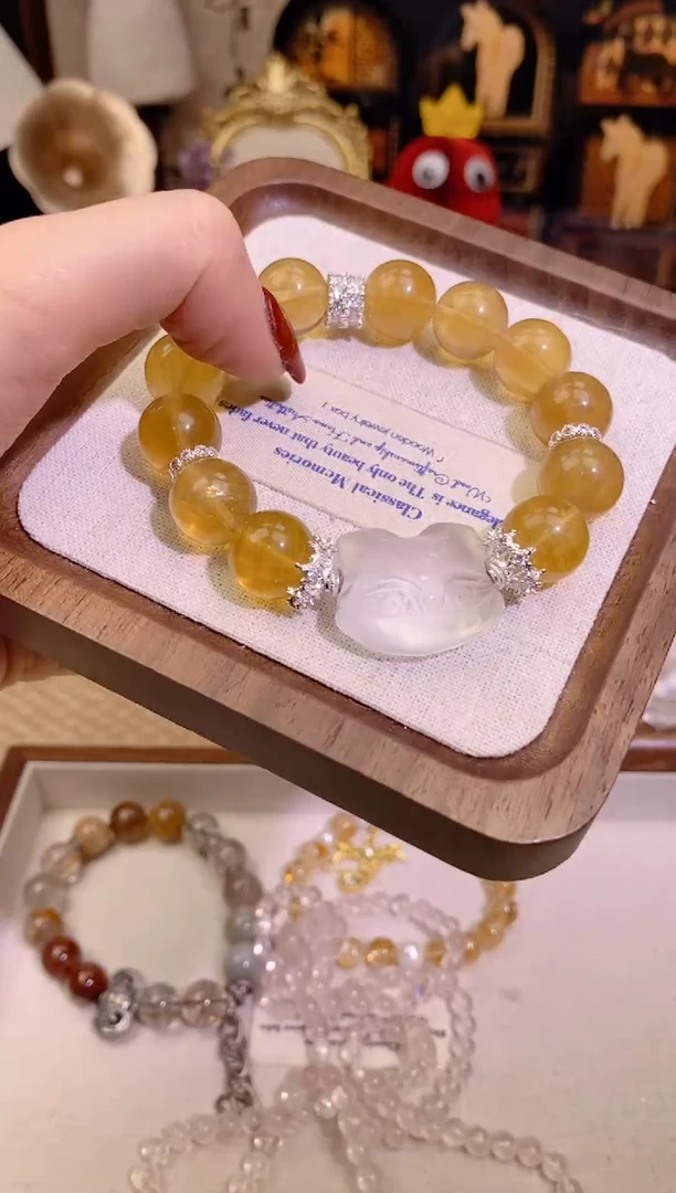 【闪购商品】萤石手链未镶嵌5059手串