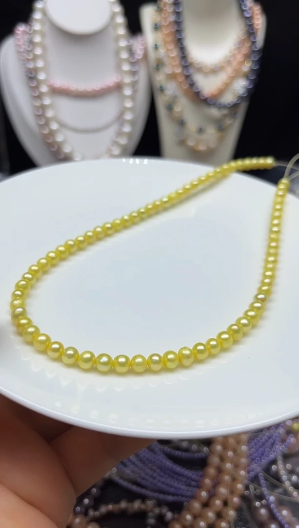 淡水珍珠未镶嵌颈饰多人