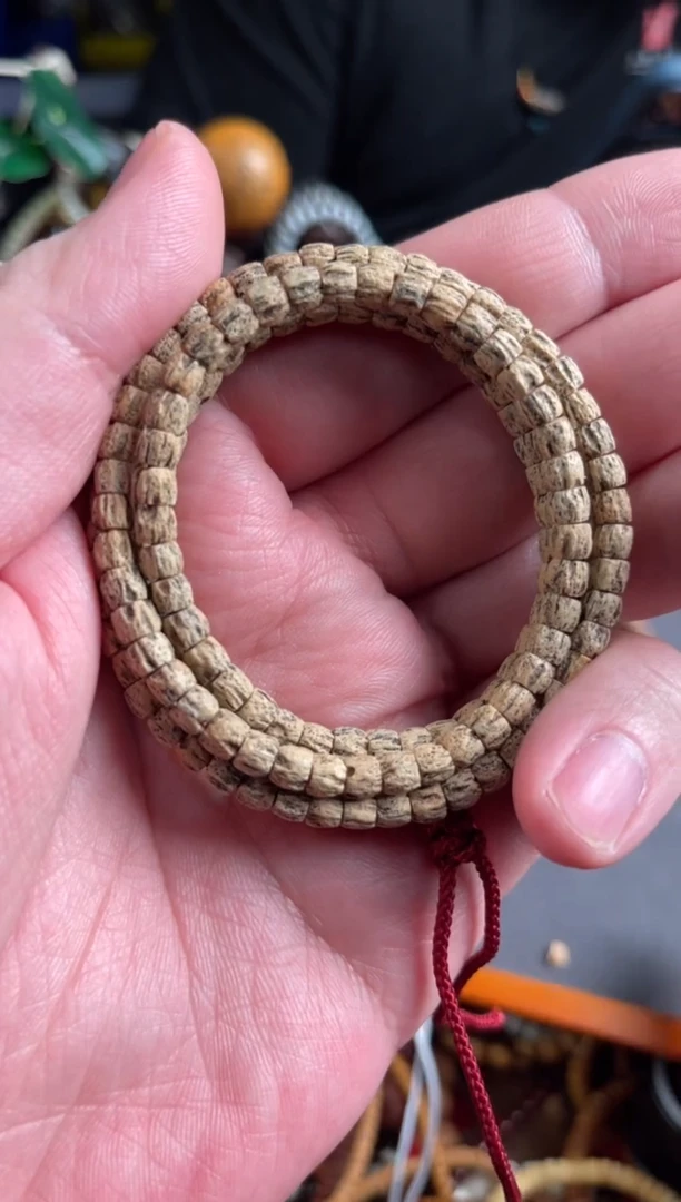 【闪购商品】柏香籽/百香籽手串王胖子文玩工作室方块顺纹脏鬼