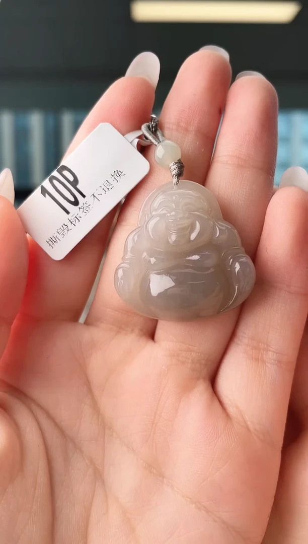 颈饰未镶嵌和田玉佛公 无