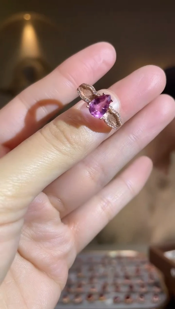 银S925镶嵌手饰碧玺手饰