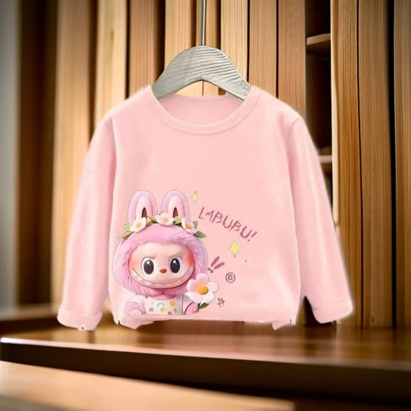 女童春秋长袖t恤打底衫纯棉上衣童装儿童2025年款衣服儿童男童