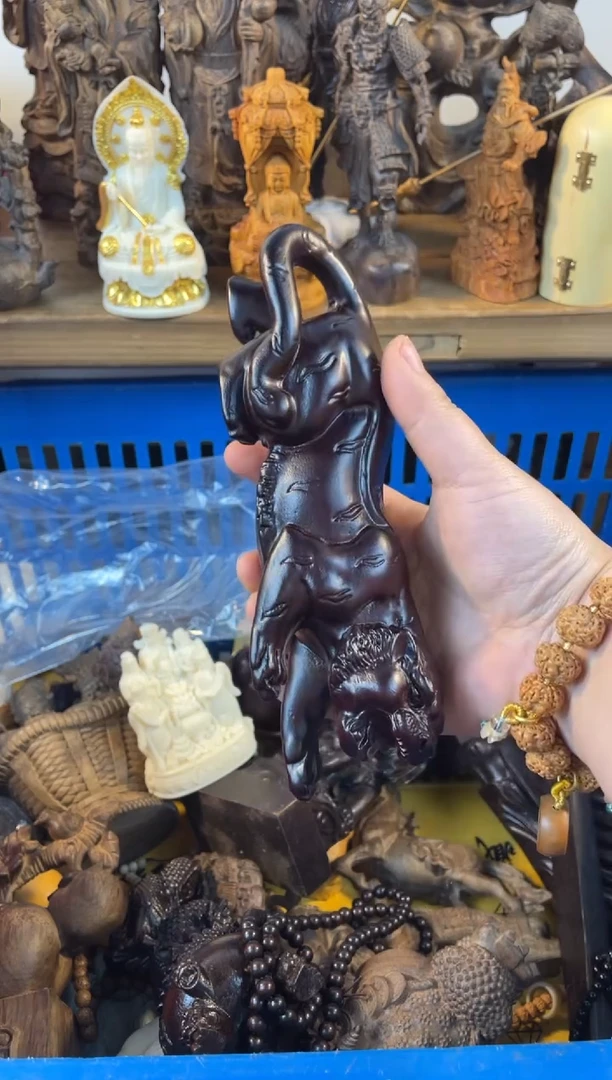 风车木（黑檀木）无事牌(直播推荐)