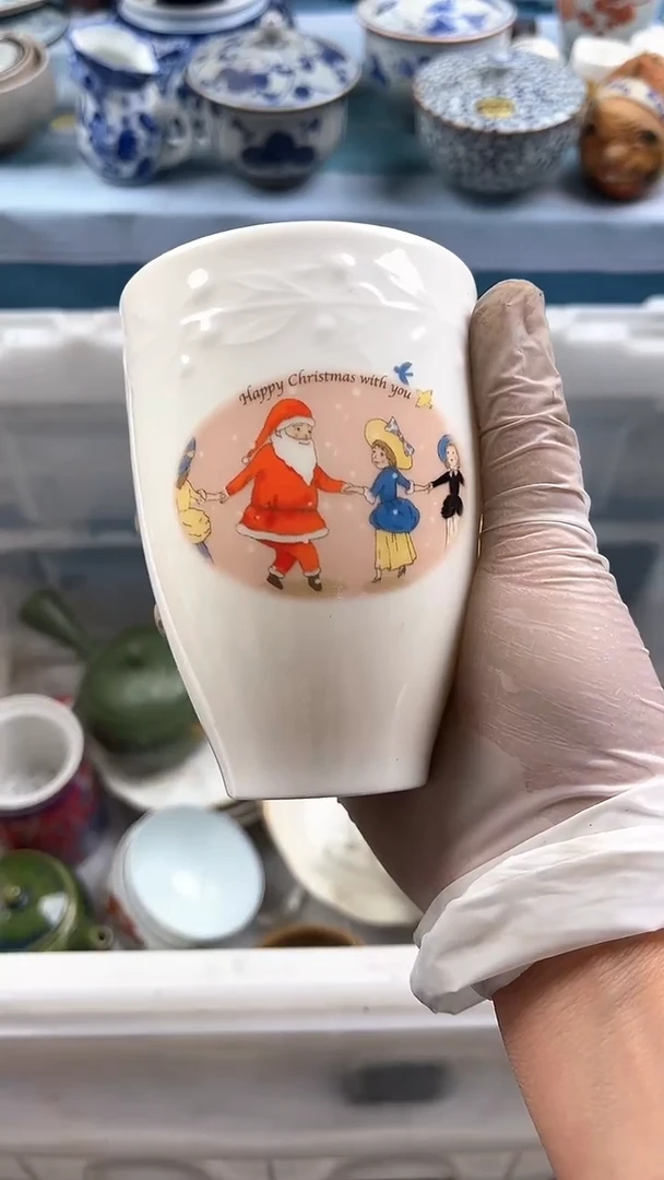 瓷片英歌瓷器满19.9包邮