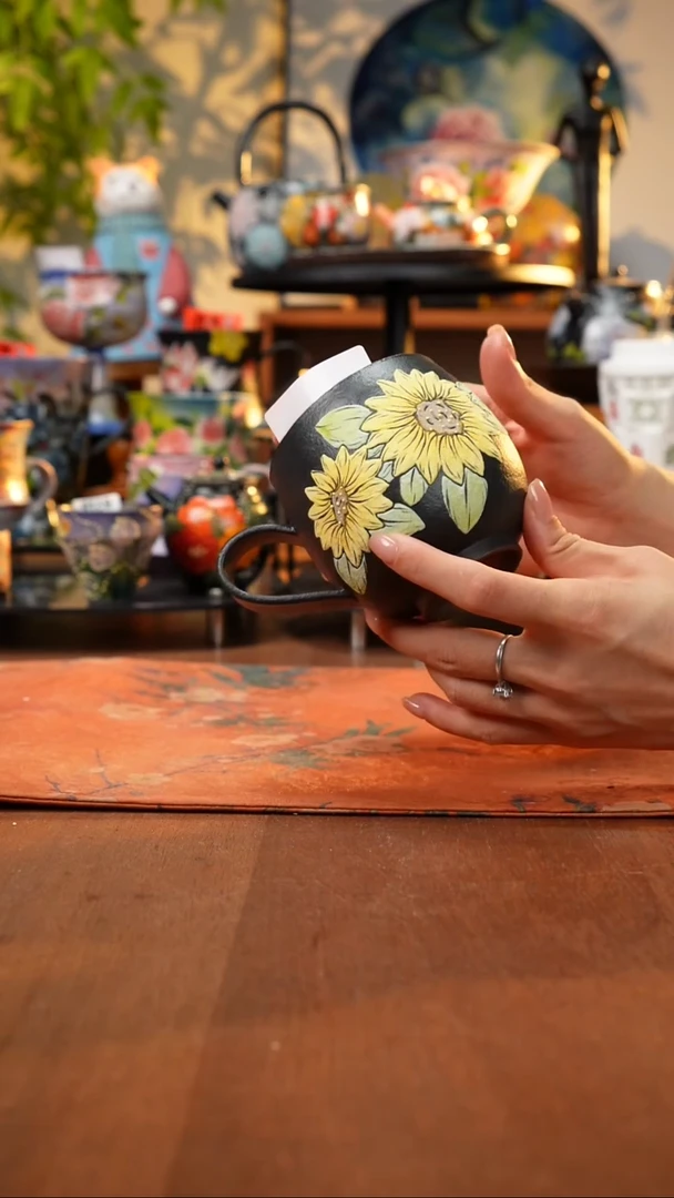 瓷片景德镇手工手绘054