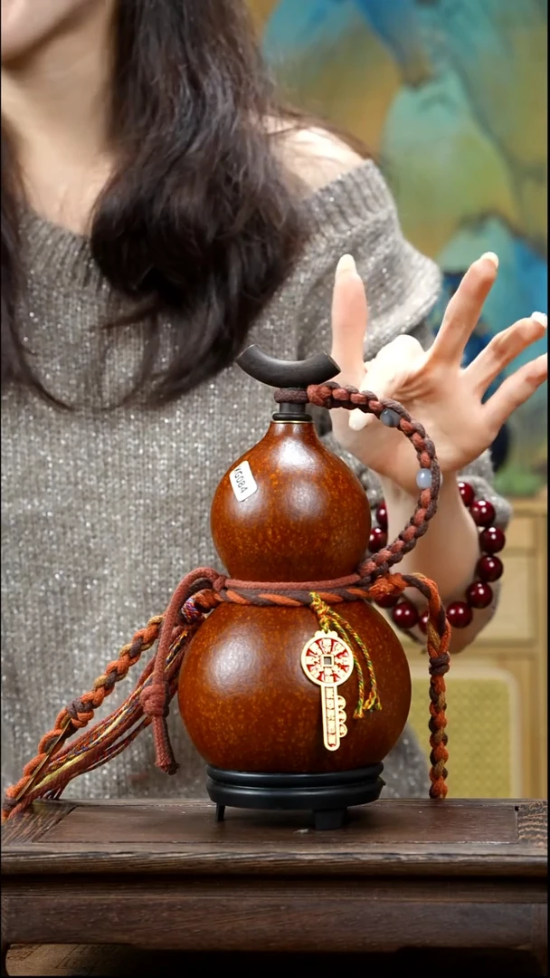 XG084藏绳款酒葫芦不包手串（现货现发）+原色小手捏