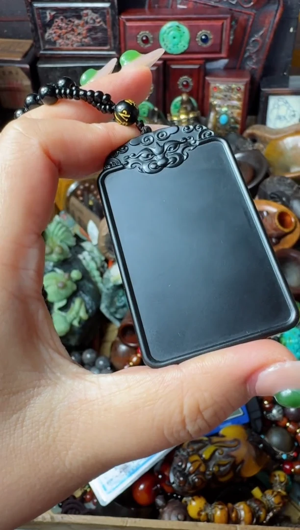 【闪购商品】和田玉（墨玉）挂件未镶嵌主播推荐：一物一拍，讲解为准！