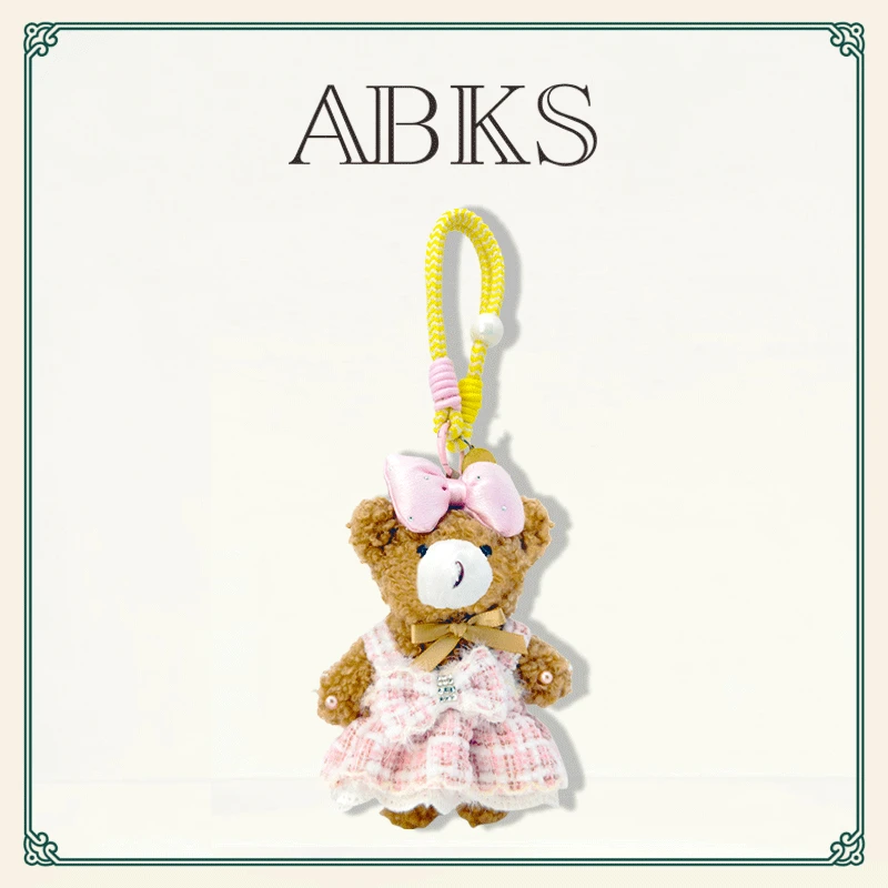 ABKS原创手工包包挂件公仔高级小众轻奢毛绒娃娃玩偶挂件配饰0047