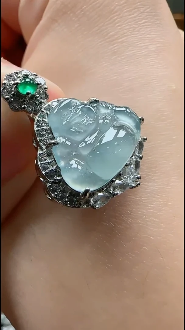 吊坠(不含链)未镶嵌翡翠天然翡翠A货多样性发其一