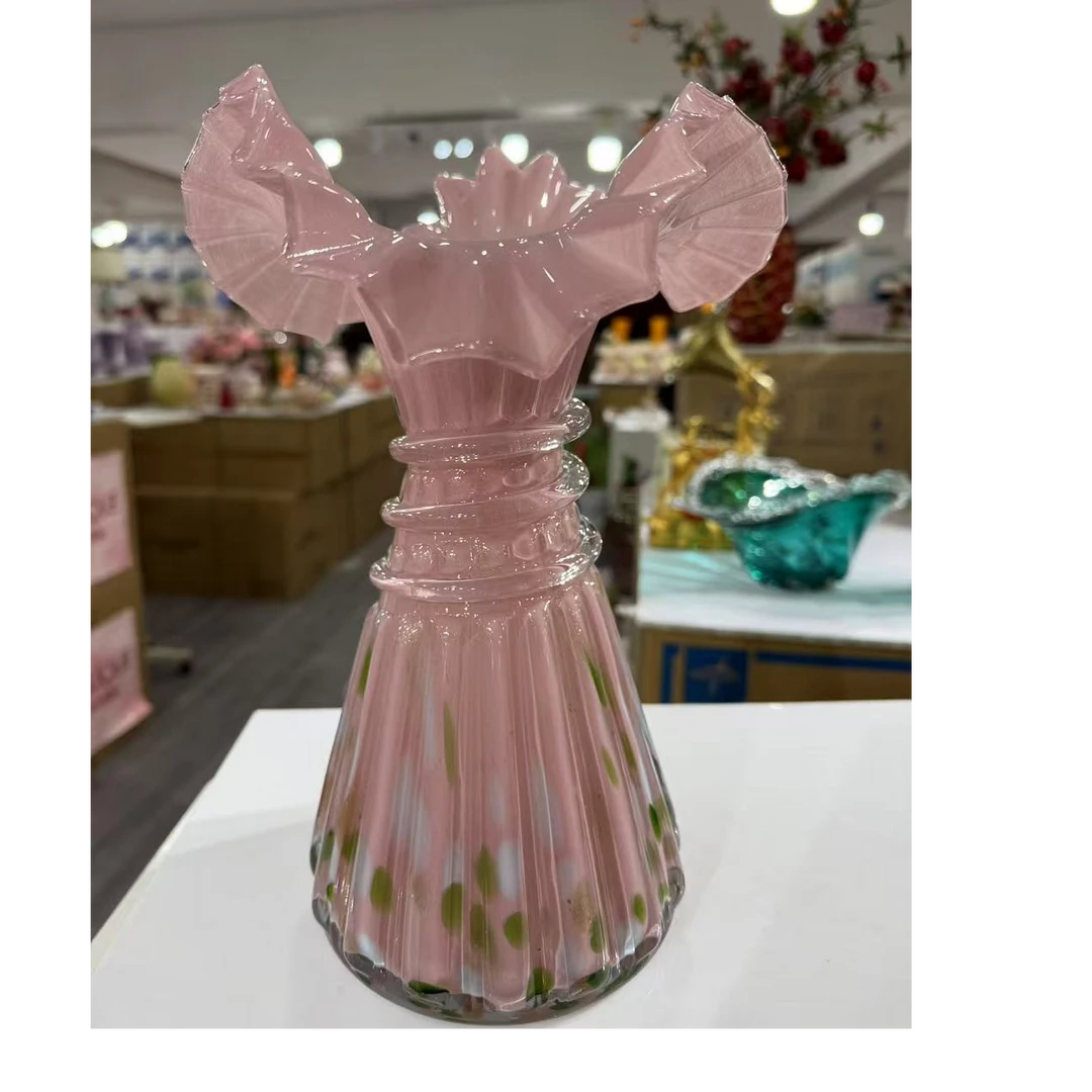 S外贸孤品花瓶花器裙摆