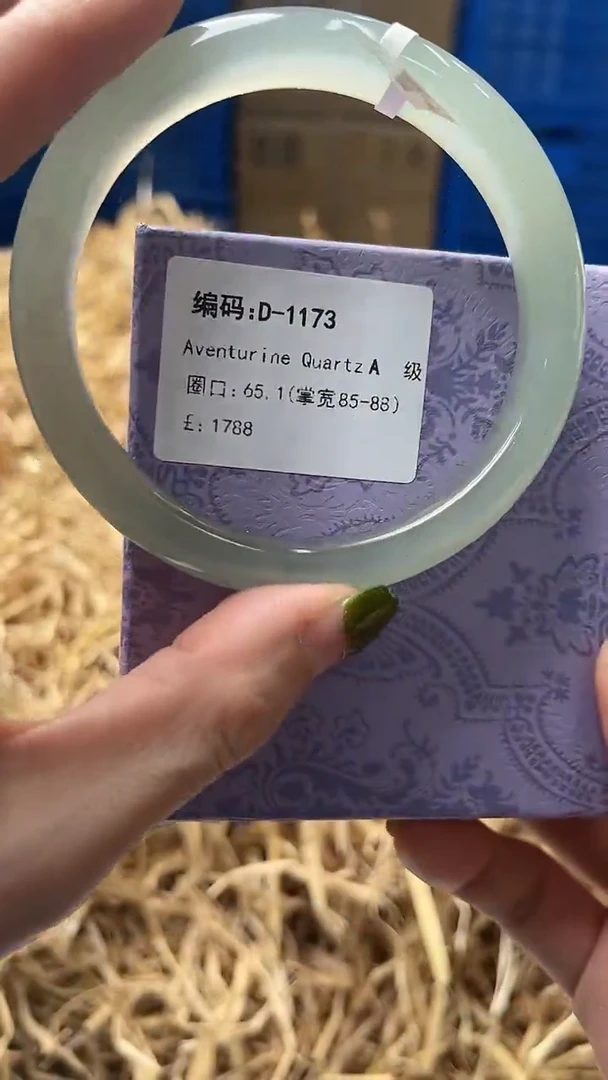 未镶嵌手镯石英质玉D1173