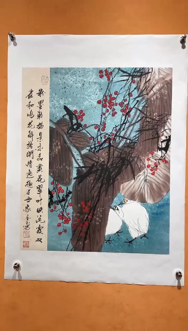 国画刘金玉老师亲笔手绘