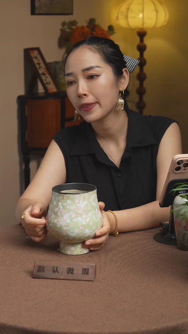 瓷片景德镇手工手绘陶瓷花瓶器不带花