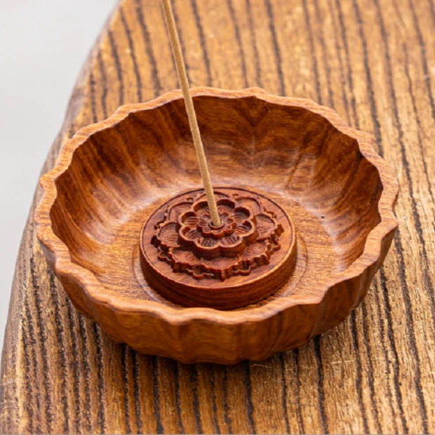 蜂鸟工坊香 江富贵 非洲 荷花形 荷 莲 木  香插 香插 JFGX03