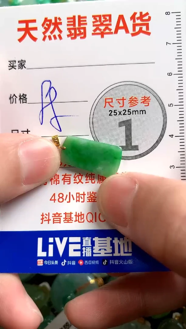 【闪购商品】翡翠颈饰18K金镶嵌14009160