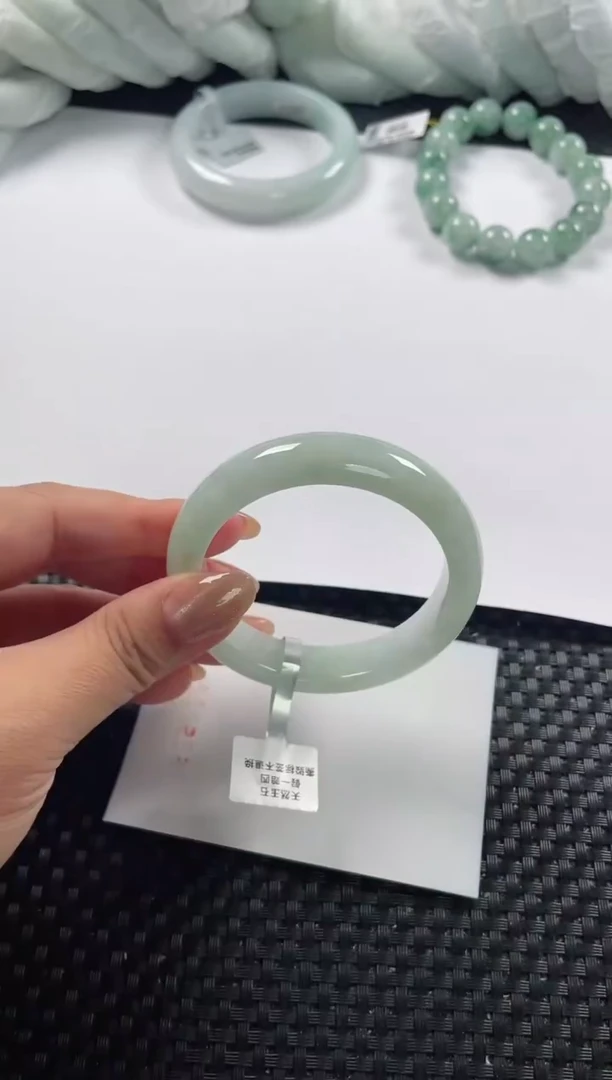 未镶嵌手镯翡翠基地发货H 6319  53+