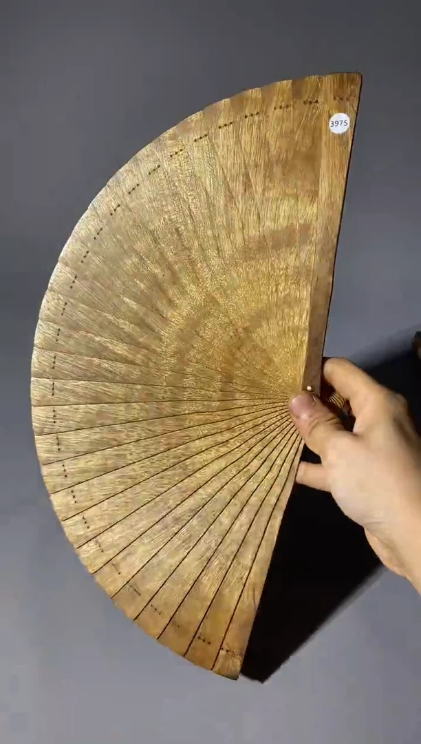 金丝楠397号21cm小叶桢楠扇子