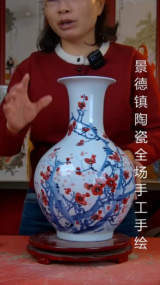 摆件景德镇陶瓷 全场手工手绘