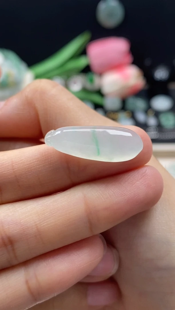 【闪购商品】翡翠颈饰未镶嵌翡翠冰胶福瓜