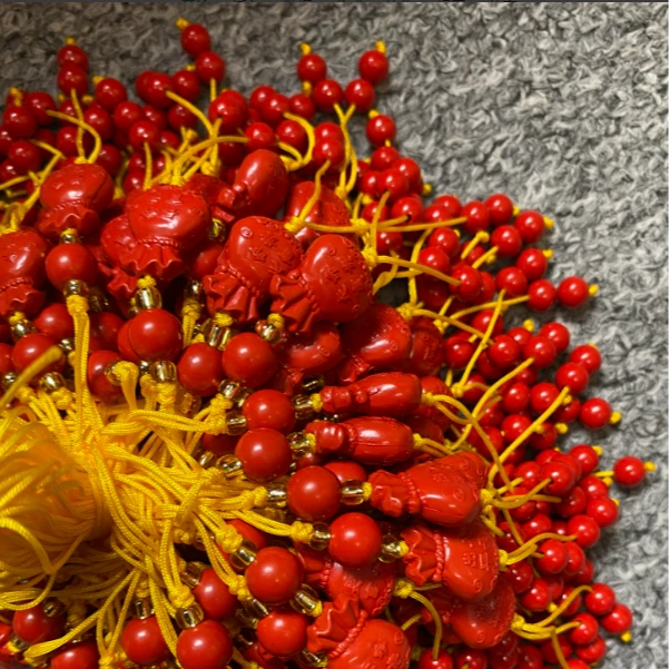 含辰砂工艺品朱砂钱袋手机挂 多样性发一