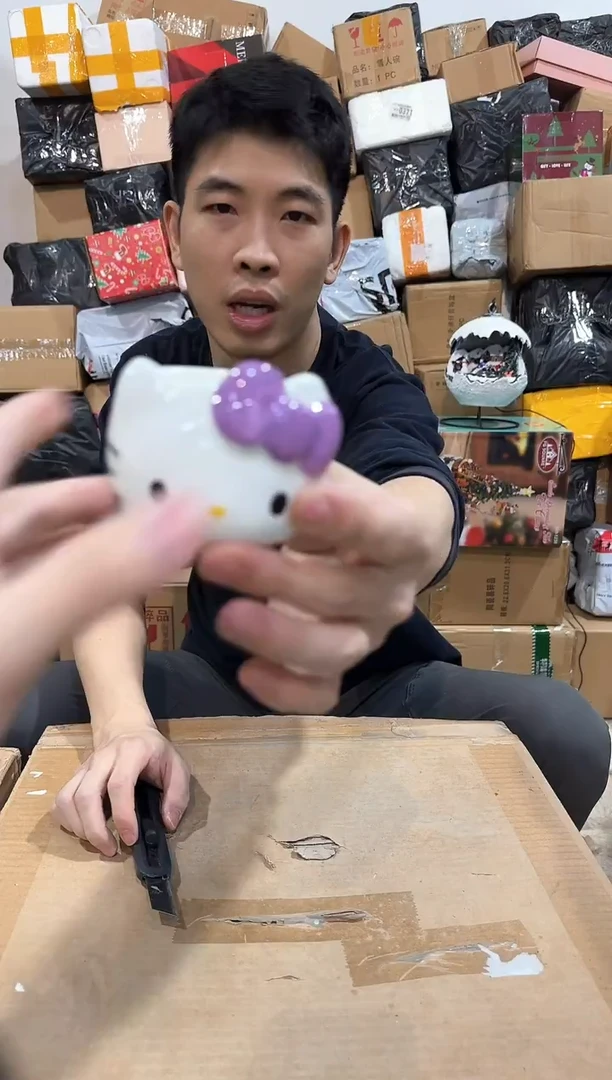 瓷片紫色kt猫香薰