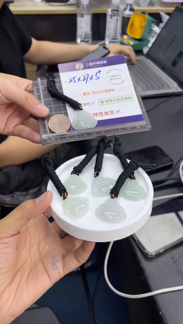 未镶嵌摆件翡翠佛公FL03多样性发其一CP配绳