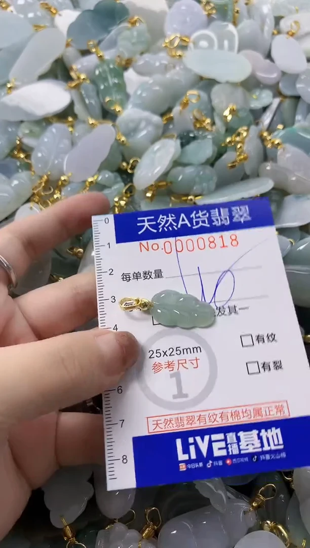 颈饰未镶嵌翡翠天然A货翡翠