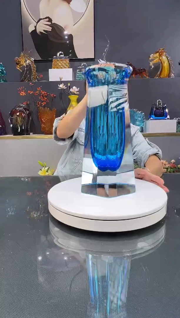 琉璃水晶琉璃摆件1个