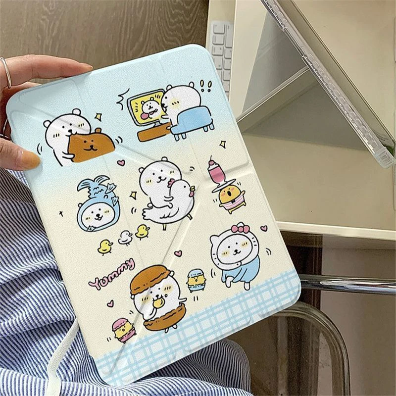 妙品自嘲熊适用小米Pad7 Pro保护套11.2英寸笔槽小米6Pro平板壳