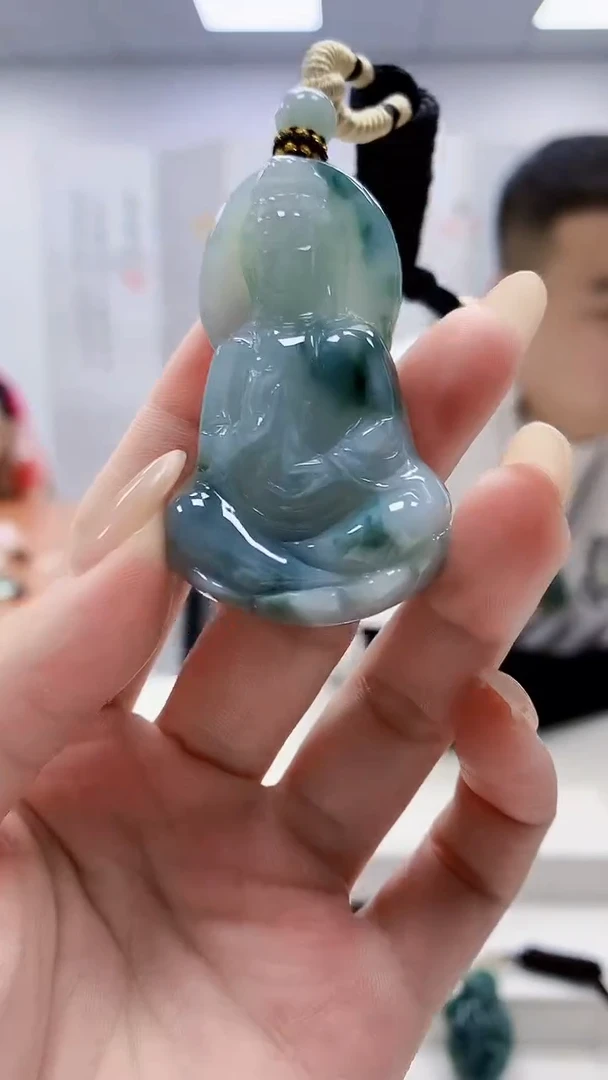 未镶嵌定制翡翠4898lr-毛货挂件15
