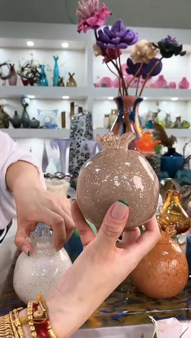 时****浅慕忆家手作琉璃花瓶