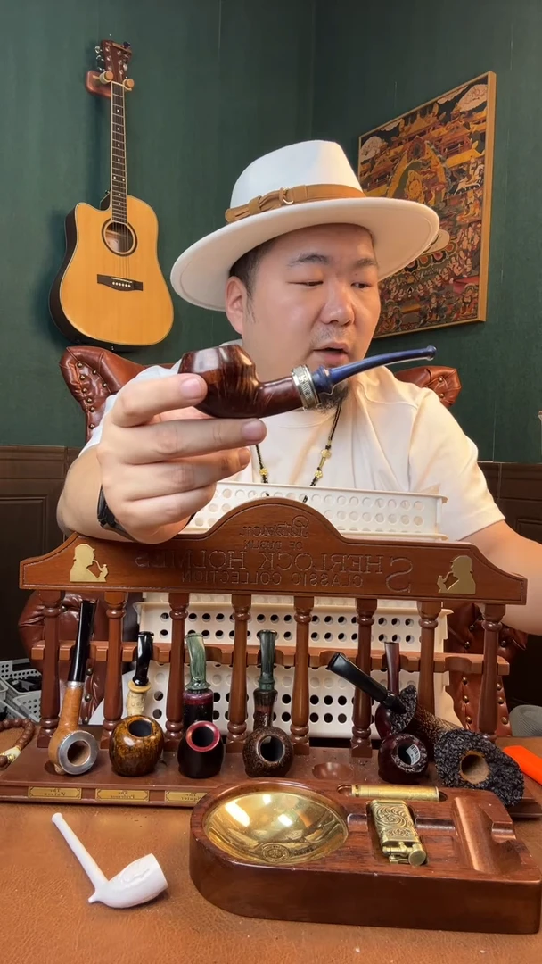 石楠木木雕款意大利进口石楠木烟斗