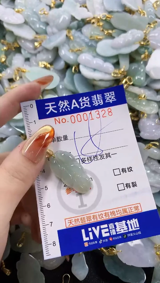 颈饰未镶嵌翡翠天然A货翡翠