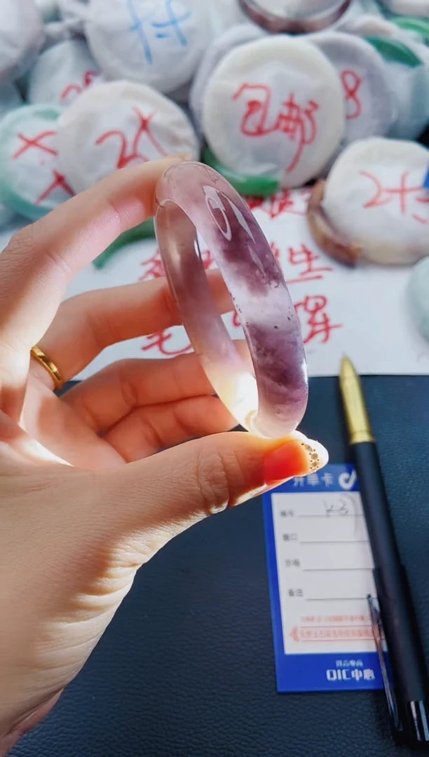 石英质玉手镯未镶嵌K37-56-57
