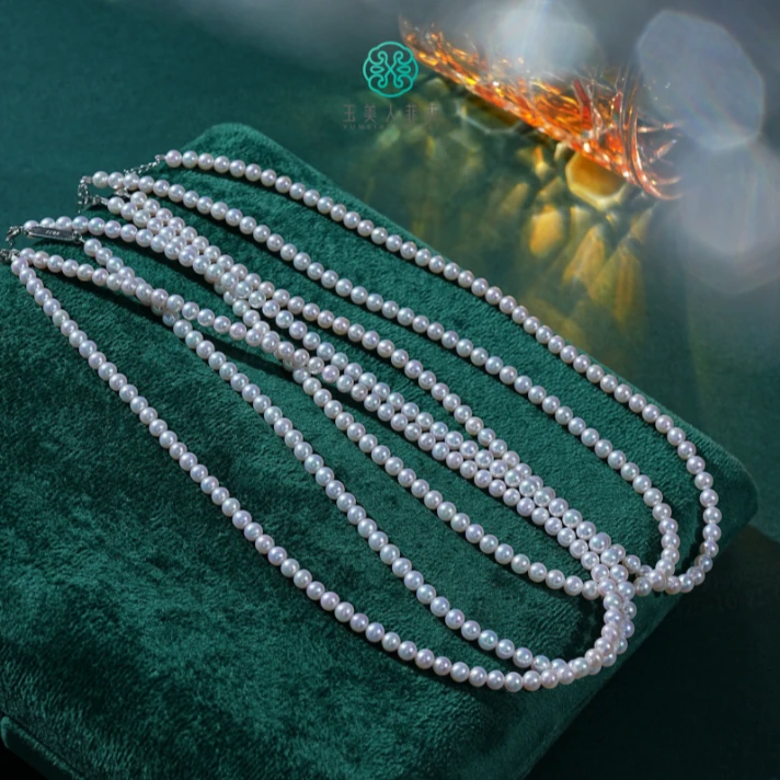 石惑珠宝·珍珠项链约4mm#-多样性发一