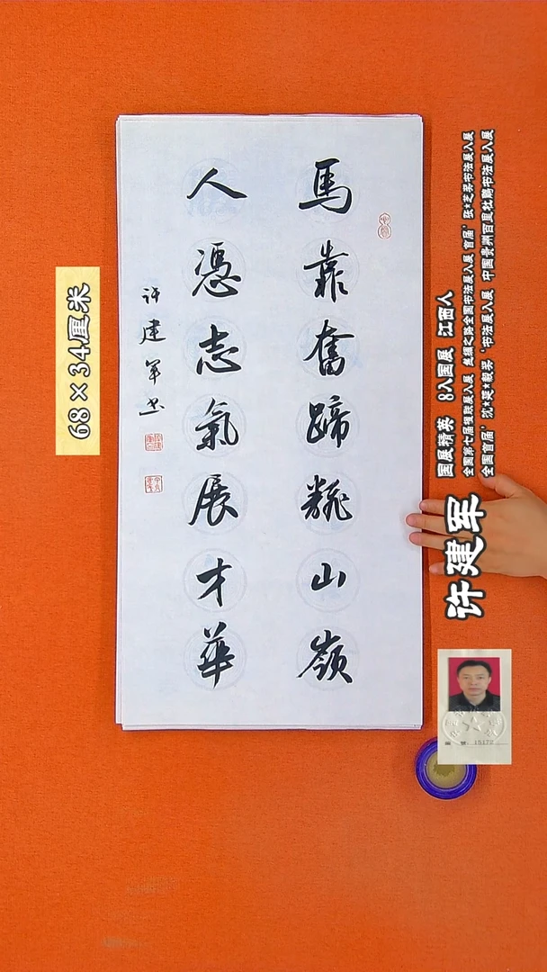 书法29R许建军书法作品