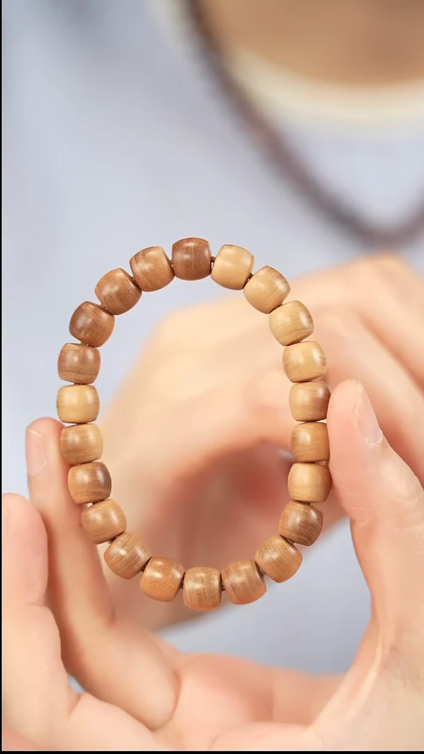 檀香木手串/手链8x98直切横纹单圈-200