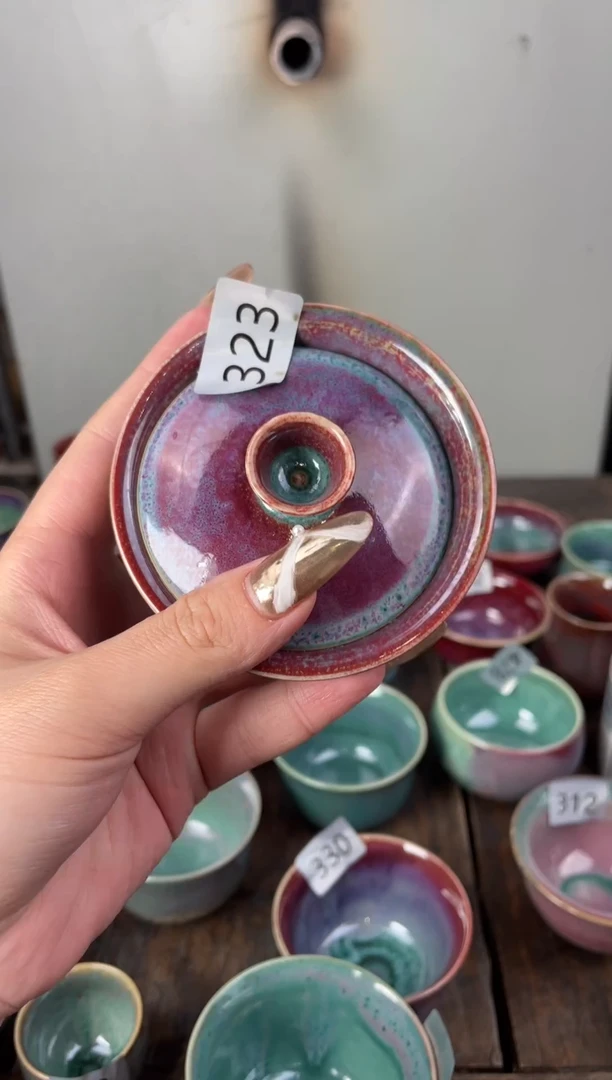 【闪购商品】摆件钧瓷手工茶器窑变