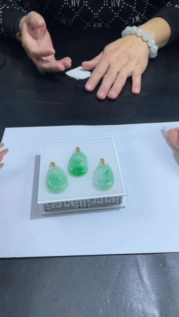 【闪购商品】定制翡翠18K金镶嵌DDH84465/多样性发一件