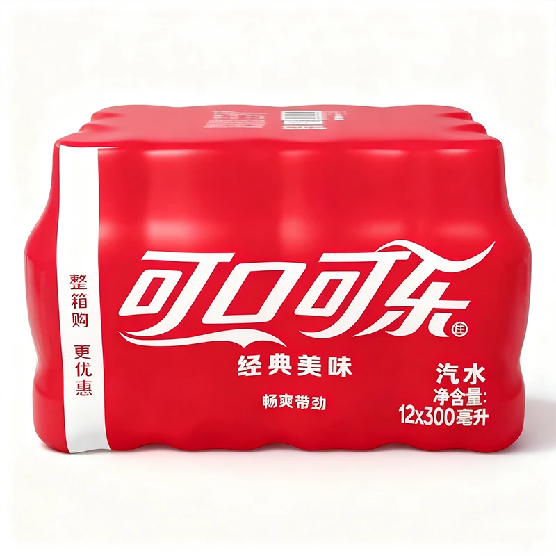 可口可乐正品300ml*12瓶/6瓶碳酸饮料可乐小瓶装迷你夏季解渴饮料