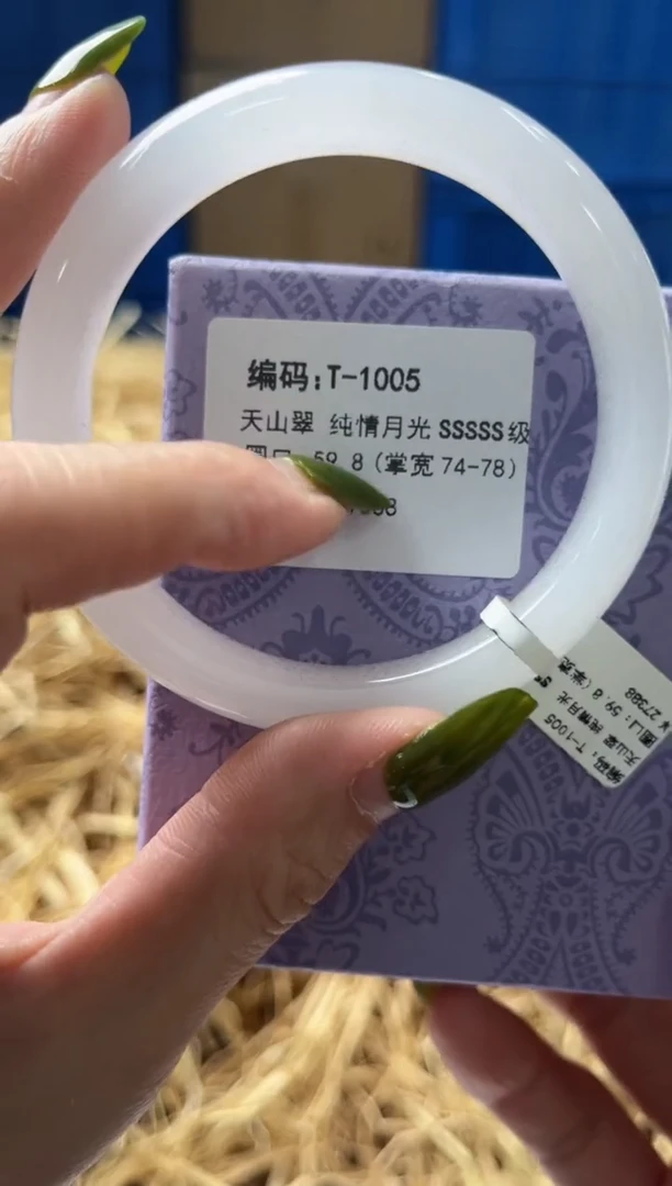 未镶嵌手镯石英质玉T1005