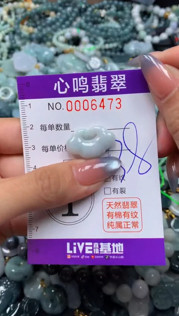 颈饰未镶嵌翡翠闪购006473