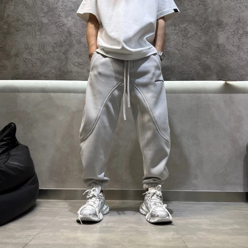 韩版哈伦裤时尚束脚裤运动男士潮流加厚加绒百搭休闲裤