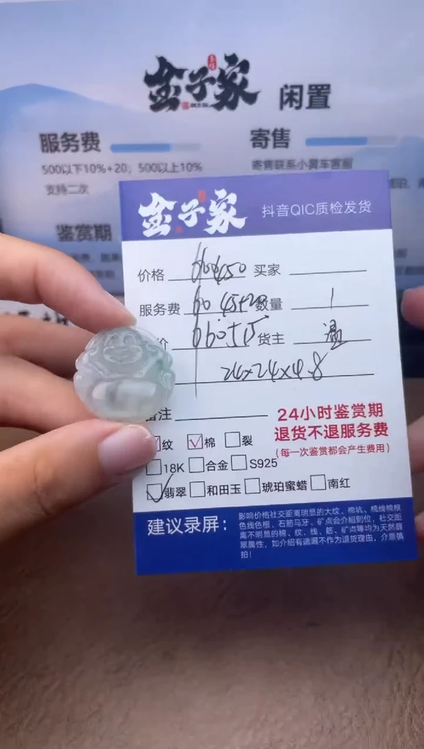 翡翠未镶嵌颈饰5362625108