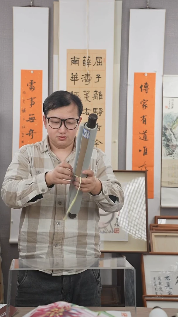 【闪购商品】书法梅老师 花鸟 2平尺  立轴