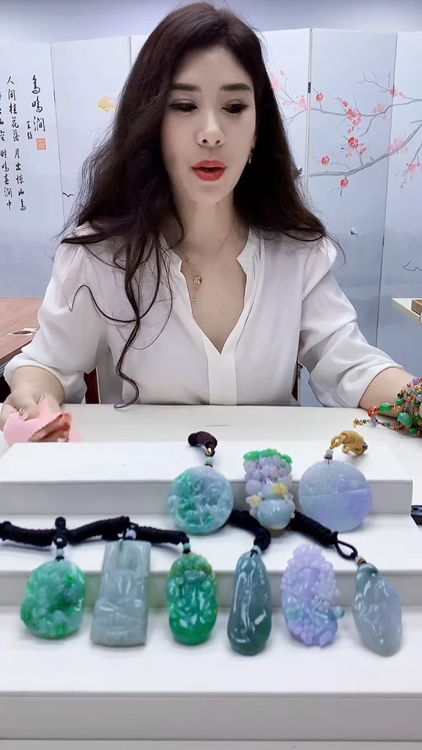 未镶嵌定制翡翠渔**-4829ty-毛货挂件