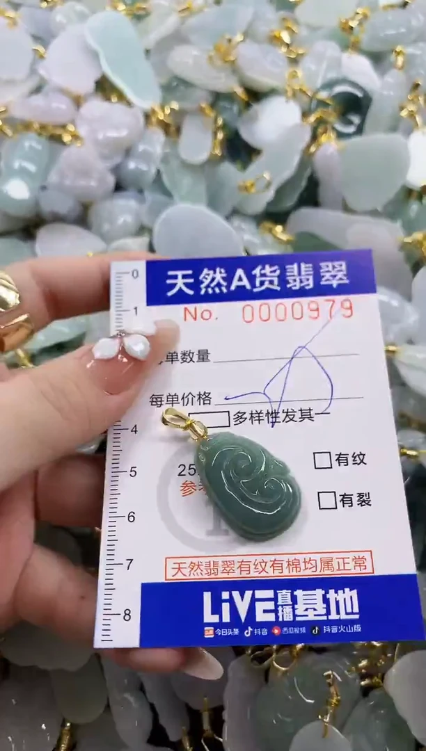 颈饰未镶嵌翡翠天然A货翡翠