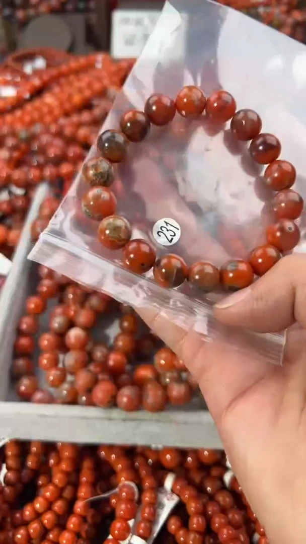 南红玛瑙手串未镶嵌11