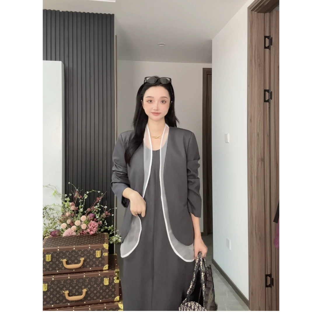 【L·Z】休闲气质显瘦高级感轻者新款时尚洋气套装